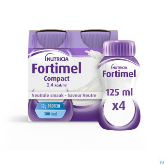 Fortimel compact 2.4kcal neutral 4x125ml