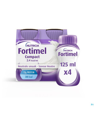 Fortimel compact 2.4kcal neutral 4x125ml