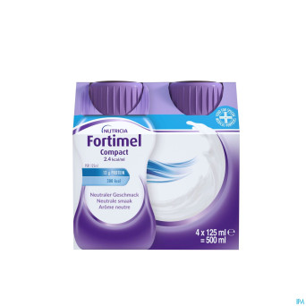 Fortimel compact 2.4kcal neutral 4x125ml