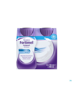 Fortimel compact 2.4kcal neutral 4x125ml