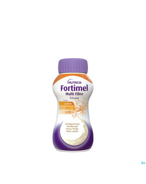 Fortimel multifiber 1.5kcal vanille 4x200ml