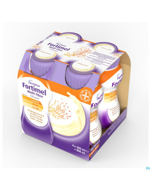 Fortimel multifiber 1.5kcal vanille 4x200ml