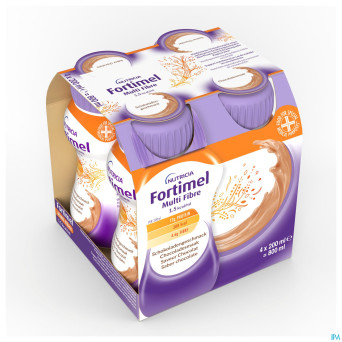 Fortimel multifiber 1.5kcal chocolat 4x200ml