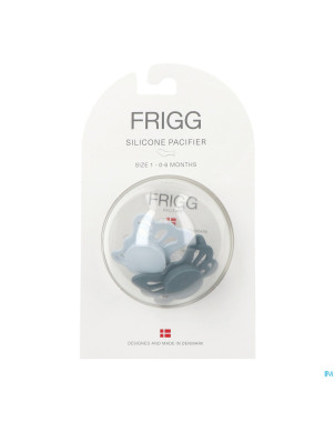 Frigg fopspenen butterfly t1 silicon slate/blue 2