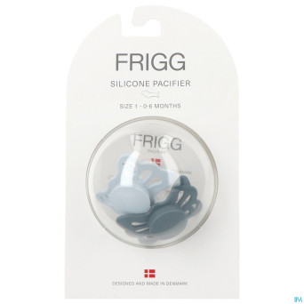 Frigg fopspenen butterfly t1 silicon slate/blue 2