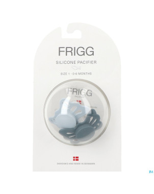 Frigg fopspenen butterfly t1 silicon slate/blue 2