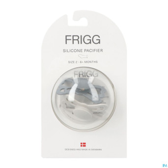 Frigg fopspenen butterfly t2 silicon grey/silver 2
