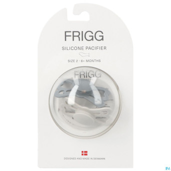 Frigg fopspenen butterfly t2 silicon grey/silver 2