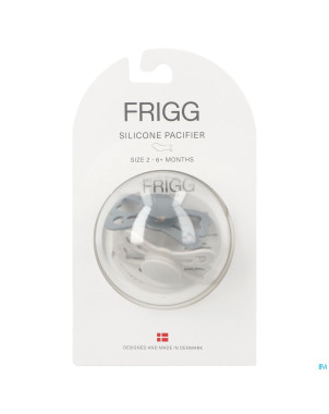 Frigg fopspenen butterfly t2 silicon grey/silver 2