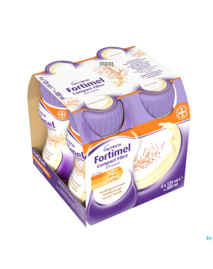 Fortimel compact fiber 2.4kcal vanille 4x125ml