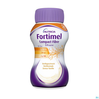 Fortimel compact fiber 2.4kcal vanille 4x125ml