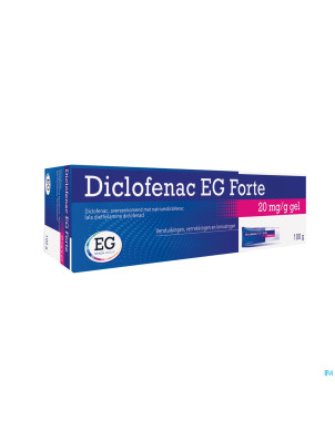 Diclofenac eg forte 20mg/g gel tube 100g
