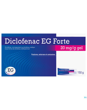Diclofenac eg forte 20mg/g gel tube 150g