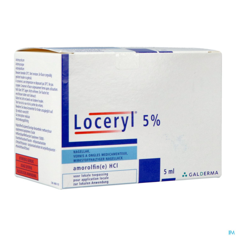 Loceryl pi pharma 5% vao medicamenteux    5ml pip