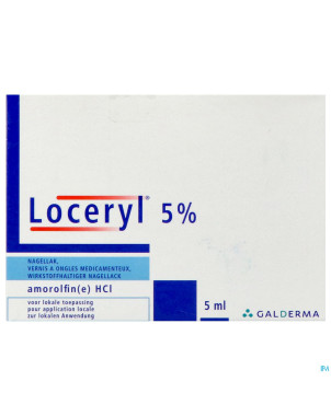 Loceryl pi pharma 5% vao medicamenteux    5ml pip