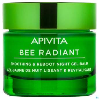 Apivita bee radiant smooth&reb.night gel balm 50ml