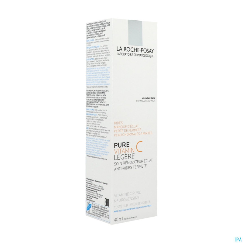 Lrp redermic pure vitamine c legere pnm 40ml