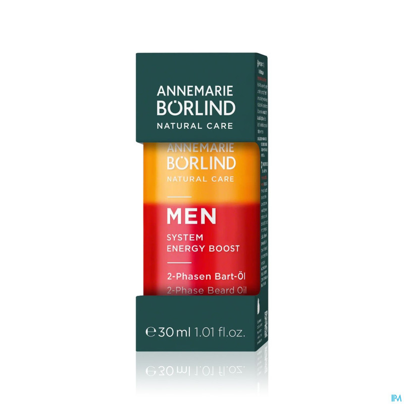 Annemarie borlind men 2-phase beard oil 30ml