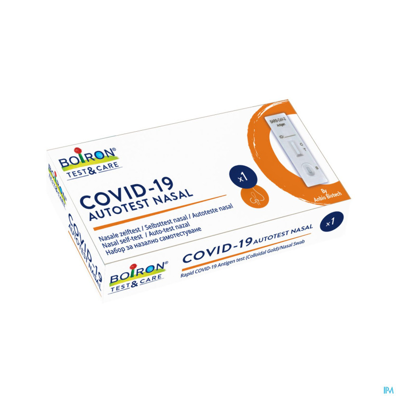 Test covid19 nasal selftest 1 boiron