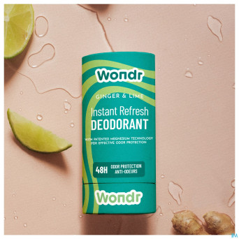 Wondr instant refresh deodorant stick 60g