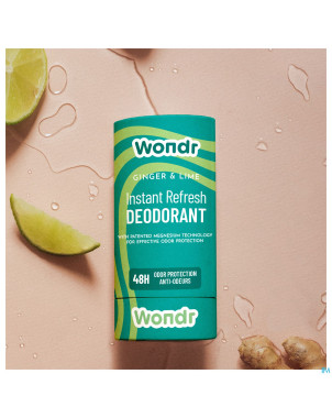 Wondr instant refresh deodorant stick 60g