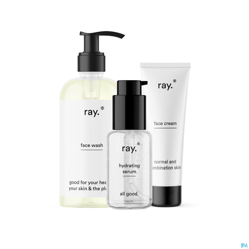 Ray routine visage hydratante 3 prod.