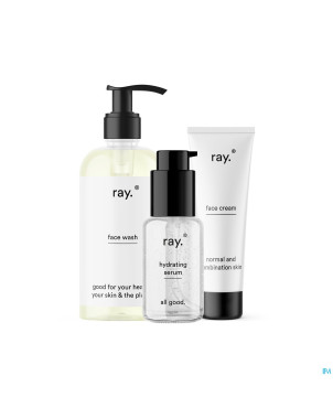 Ray routine visage hydratante 3 prod.