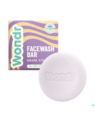 Wondr barre nettoyage visage grape vitality 83g