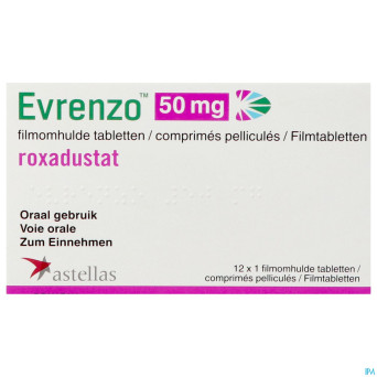 Evrenzo 50mg comp pell  12 x 1