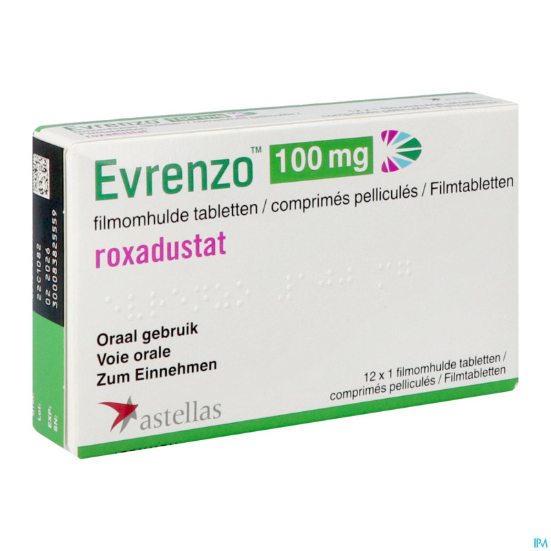 Evrenzo 100mg comp pell  12 x 1