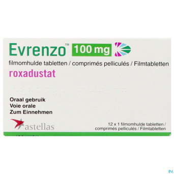Evrenzo 100mg comp pell  12 x 1