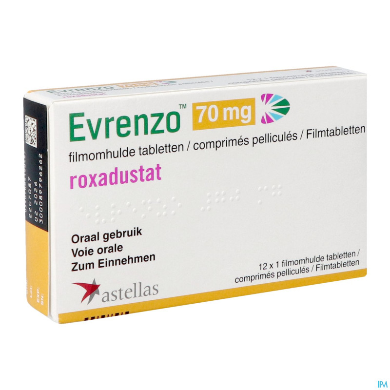 Evrenzo  70mg comp pell  12 x 1