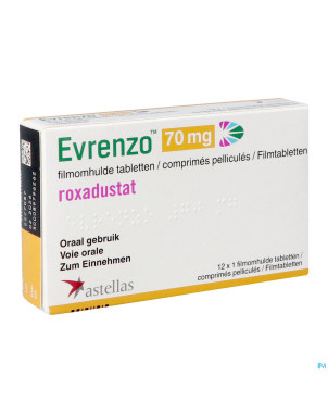 Evrenzo  70mg comp pell  12 x 1