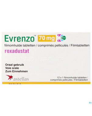 Evrenzo  70mg comp pell  12 x 1
