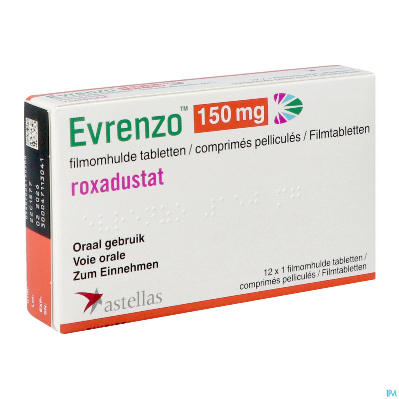 Evrenzo 150mg comp pell  12 x 1