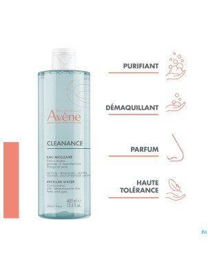 Avene cleanance pur eau micellaire    400ml