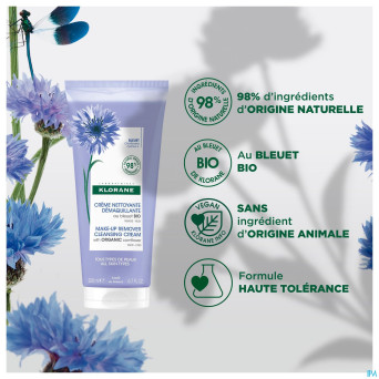 Klorane visage creme nett demaq bleuet bio   200ml