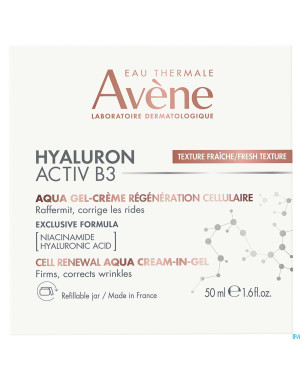 Avene hyaluron activ b3 aqua gel-cr reg. cell 50ml