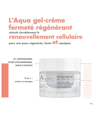 Avene hyaluron activ b3 aqua gel-cr reg. cell 50ml