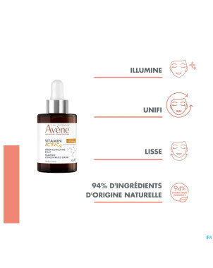 Avene vitamine activ cg serum correcteur eclat30ml