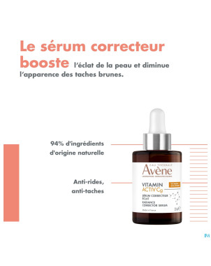 Avene vitamine activ cg serum correcteur eclat30ml