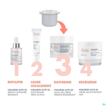 Avene hyaluron activ b3 aqua gel-cr recharge  50ml