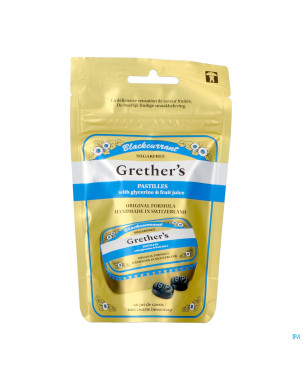 Grether's pastilles blackcurr. s/sucre refill 110g