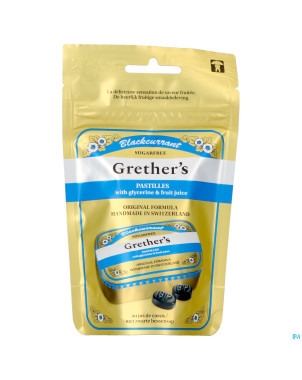 Grether's pastilles blackcurr. s/sucre refill 110g