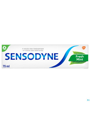 Sensodyne fresh mint dentifrice    75ml nf