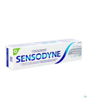 Sensodyne soin blancheur dentifrice tube 75ml