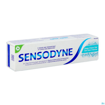 Sensodyne gel soin intense dentifrice tube 75ml nf