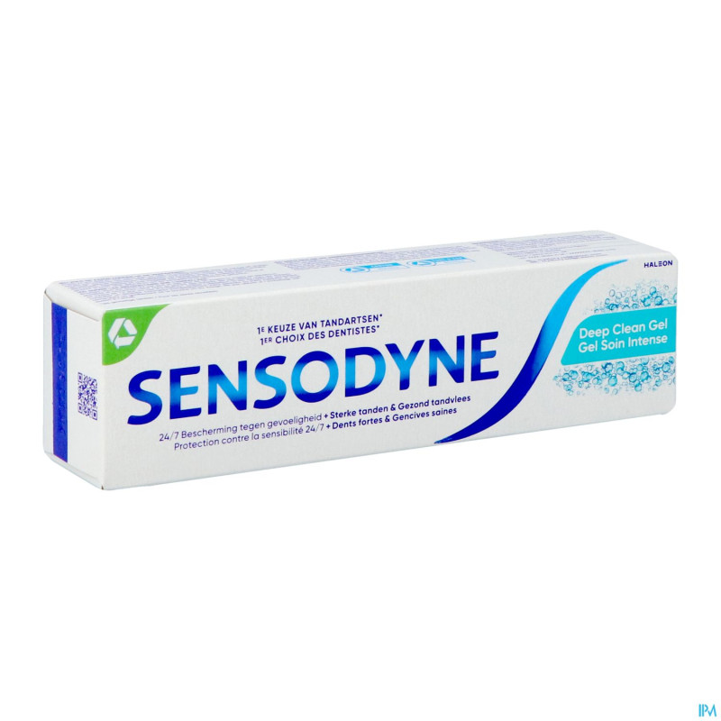 Sensodyne gel soin intense dentifrice tube 75ml nf