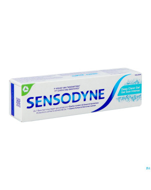 Sensodyne gel soin intense dentifrice tube 75ml nf