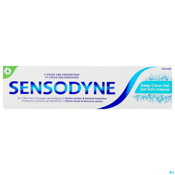 Sensodyne gel soin intense dentifrice tube 75ml nf